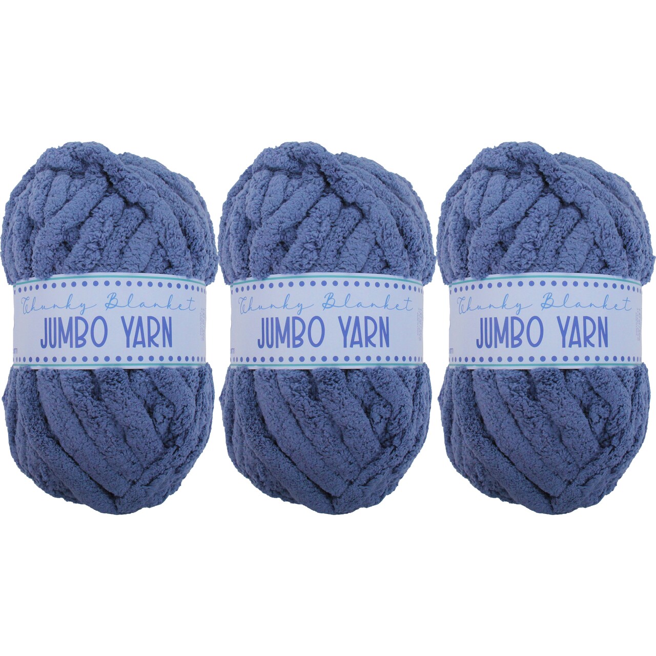 ThreadArt Chunky Chenille Yarn for Hand Knitting – Jumbo Blanket Yarn, Soft Thick Polyester Chenille for Arm Knitting, DIY Throws, Pillows & Pet Beds – 26–27 Yards, 8 oz -Available in Singles, 3 Pack, and 6 Pack